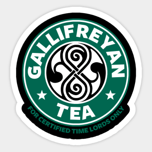 Gallifreyan tea Sticker